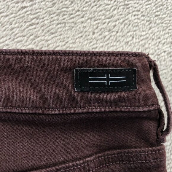 Liverpool Women Jeans Size 6/28 Slim Fit High Rise Ankle Skinny Leg Brown Casual - Picture 16 of 16